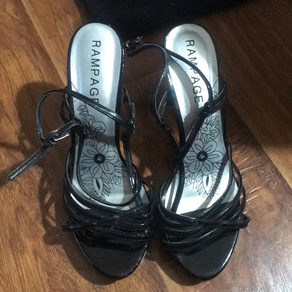 Rampage Black heels - Picture 1 of 4